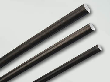 Plain PC Wire — smooth surface straight rods close-up