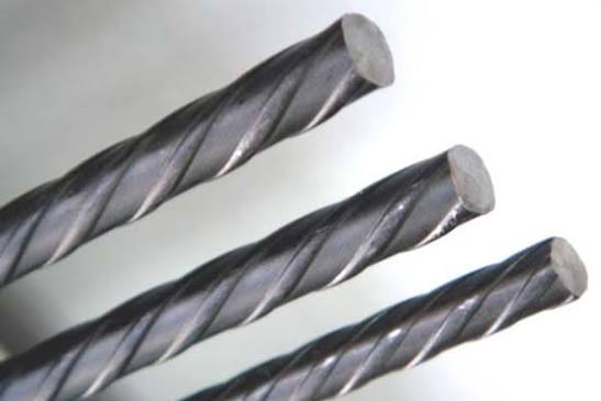 PC Spiral Wire — large coil spools stacked
